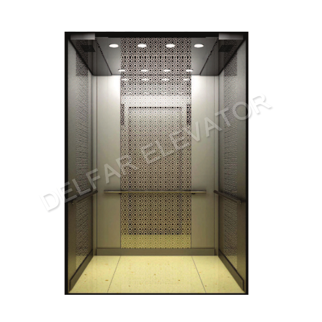 Пассажирский лифт для украшения зеркала емкостью 800 кг