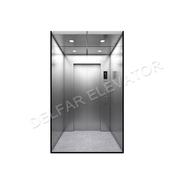 Малошумный большой лифт для больничных носилок с кабиной